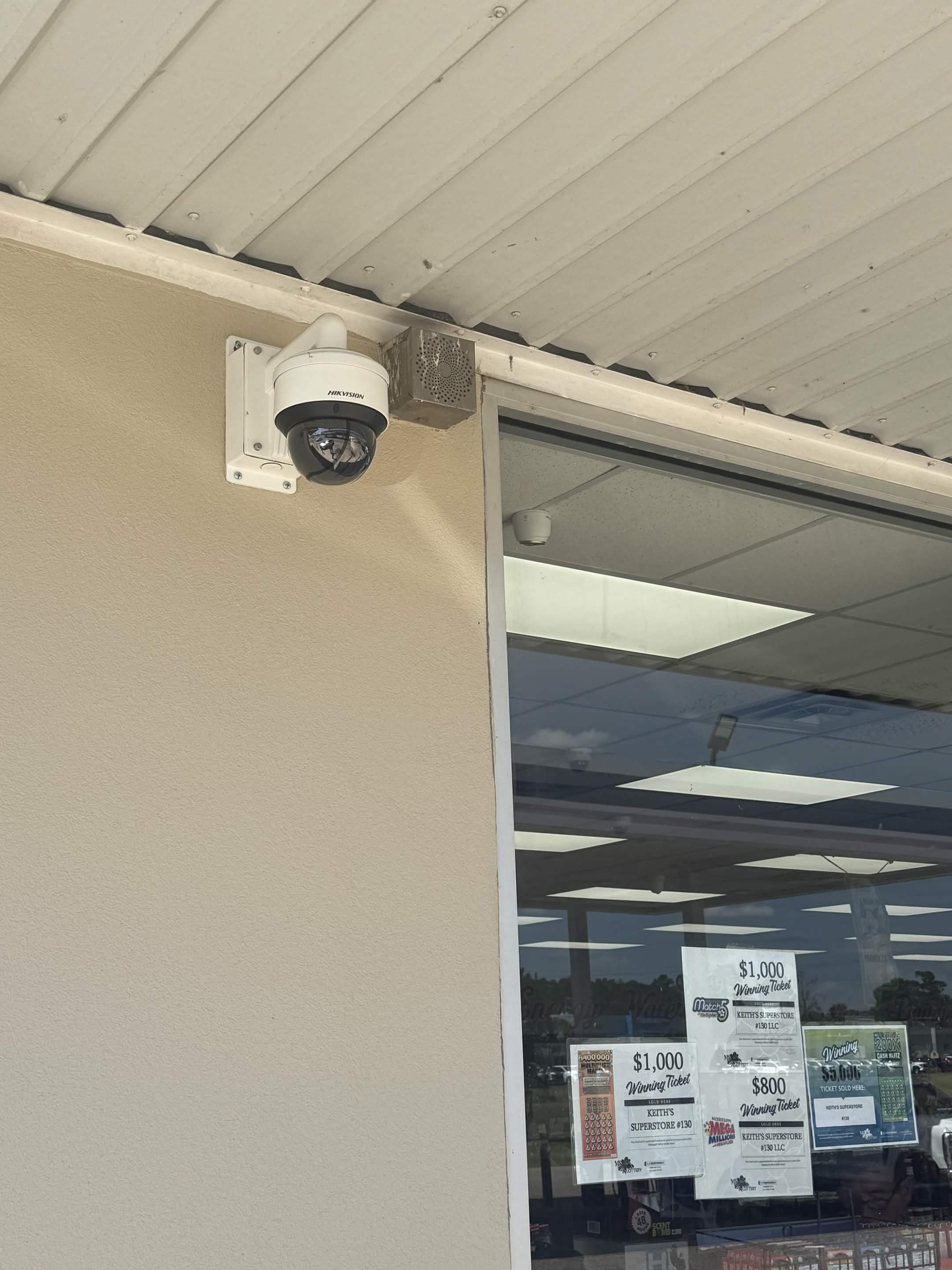Alarm system and security by Berkley Security at Canton, MS Keith's Superstore